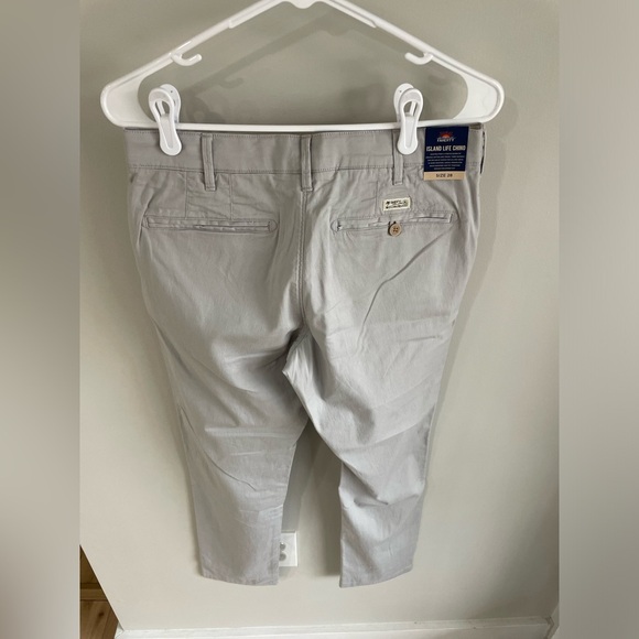 Faherty Island Life Men’s Chino Pants - Light Grey - Size 28 - Picture 10 of 12
